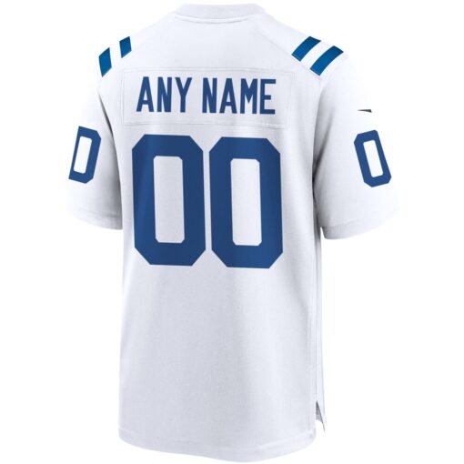 Indianapolis Colts  Custom Game Jersey – White, Limited Replica Fan Edition