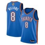 Jalen Williams Oklahoma City Thunder Unisex 2025 NBA Finals Swingman Jersey - Icon Edition - Blue, Limited Replica Fan Edition