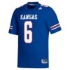 Jalon Daniels Kansas Jayhawks NIL Replica Football Player Jersey - Royal, Limited Replica Fan Edition