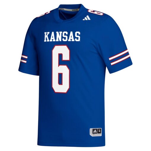 Jalon Daniels Kansas Jayhawks NIL Replica Football Player Jersey – Royal, Limited Replica Fan Edition