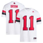 Jeff Brohm Louisville Cardinals Football Icon Premier Jersey - White, Limited Replica Fan Edition
