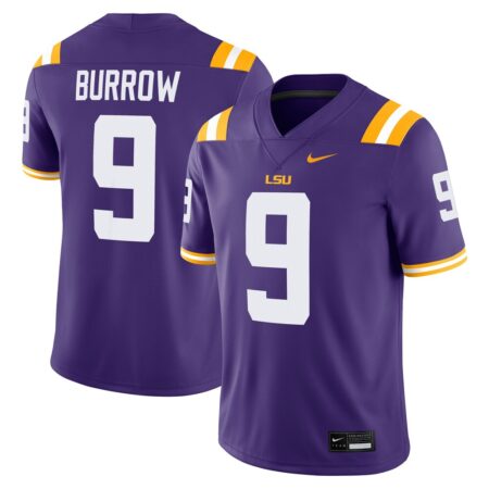 Joe Burrow LSU Tigers Nike Alumni Game Jersey – Purple, Limited Replica Fan Edition