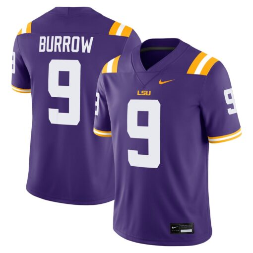 Joe Burrow LSU Tigers Nike Alumni Game Jersey – Purple, Limited Replica Fan Edition