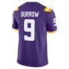 Joe Burrow LSU Tigers Nike Alumni Game Jersey - Purple, Limited Replica Fan Edition