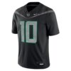 Justin Herbert Oregon Ducks Nike Alumni Game Jersey - Black, Limited Replica Fan Edition