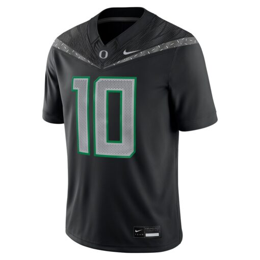 Justin Herbert Oregon Ducks Nike Alumni Game Jersey – Black, Limited Replica Fan Edition