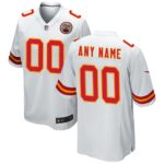 Kansas City Chiefs  Custom Game Jersey - White, Limited Replica Fan Edition
