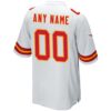 Kansas City Chiefs Custom Game Jersey - White, Limited Replica Fan Edition