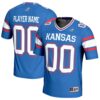 Kansas Jayhawks GameDay Greats NIL Pick-A-Player Football Jersey - Royal, Limited Replica Fan Edition