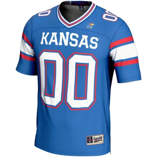 Kansas Jayhawks GameDay Greats NIL Pick-A-Player Football Jersey – Royal, Limited Replica Fan Edition