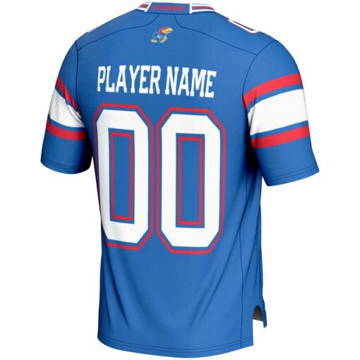 Kansas Jayhawks GameDay Greats NIL Pick-A-Player Football Jersey – Royal, Limited Replica Fan Edition