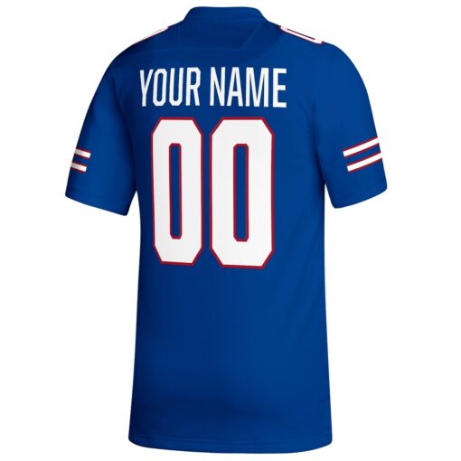 Kansas Jayhawks  Replica Custom Football Jersey – Royal, Limited Replica Fan Edition