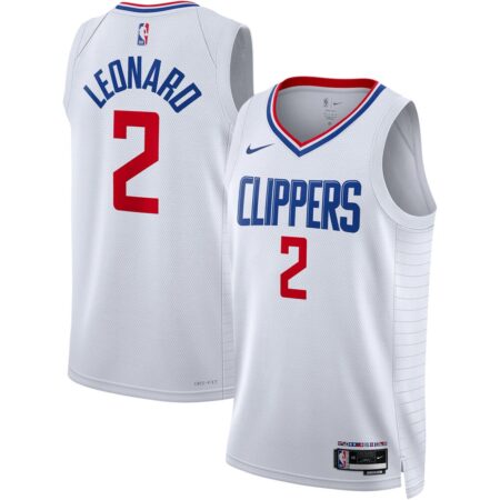 Kawhi Leonard LA Clippers Unisex Swingman Jersey – Association Edition – White, Limited Replica Fan Edition