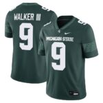 Kenneth Walker III Michigan State Spartans Nike Player Game Jersey - Green, Limited Replica Fan Edition