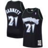 Kevin Garnett Minnesota Timberwolves Mitchell & Ness Hardwood Classics Swingman Jersey - Black, Limited Replica Fan Edition