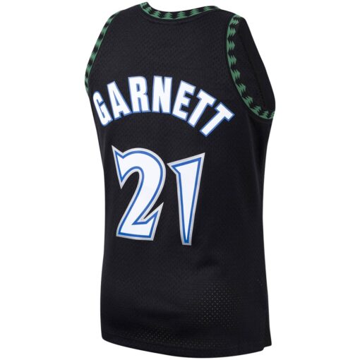 Kevin Garnett Minnesota Timberwolves Mitchell & Ness Hardwood Classics Swingman Jersey – Black, Limited Replica Fan Edition