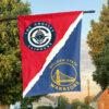 LA vs Golden State House Divided Flag, NBA House Divided Flag 1 LA vs Golden State House Divided Flag, NBA House Divided Flag