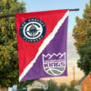 LA vs Sacramento House Divided Flag, NBA House Divided Flag 1 LA vs Sacramento House Divided Flag, NBA House Divided Flag