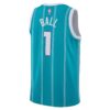 LaMelo Ball Charlotte Hornets Jordan Brand Unisex Swingman Jersey - Icon Edition - Teal, Limited Replica Fan Edition