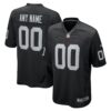 Las Vegas Raiders Custom Game Jersey - Black, Limited Replica Fan Edition