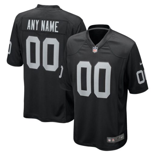 Las Vegas Raiders  Custom Game Jersey – Black, Limited Replica Fan Edition