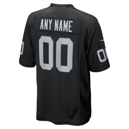 Las Vegas Raiders  Custom Game Jersey – Black, Limited Replica Fan Edition
