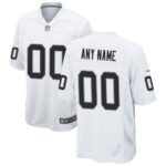 Las Vegas Raiders  Custom Game Jersey - White, Limited Replica Fan Edition