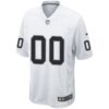 Las Vegas Raiders Custom Game Jersey - White, Limited Replica Fan Edition