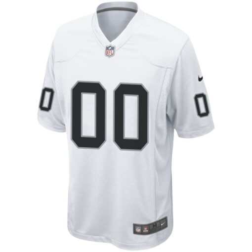 Las Vegas Raiders  Custom Game Jersey – White, Limited Replica Fan Edition