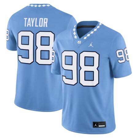 Lawrence Taylor North Carolina Tar Heels Jordan Brand Alumni Home Game Jersey – Carolina Blue, Limited Replica Fan Edition