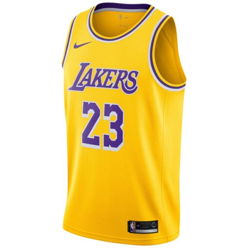 LeBron James Los Angeles Lakers Swingman Player Jersey Gold – Icon Edition, Limited Replica Fan Edition