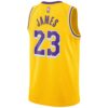 LeBron James Los Angeles Lakers Swingman Player Jersey Gold - Icon Edition, Limited Replica Fan Edition