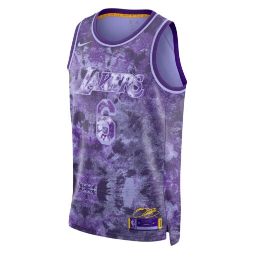 LeBron James Los Angeles Lakers Unisex Select Series Swingman Jersey – Purple, Limited Replica Fan Edition
