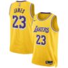 LeBron James Los Angeles Lakers Unisex Swingman Jersey - Icon Edition - Gold, Limited Replica Fan Edition