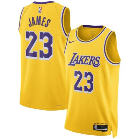 LeBron James Los Angeles Lakers Unisex Swingman Jersey – Icon Edition – Gold, Limited Replica Fan Edition