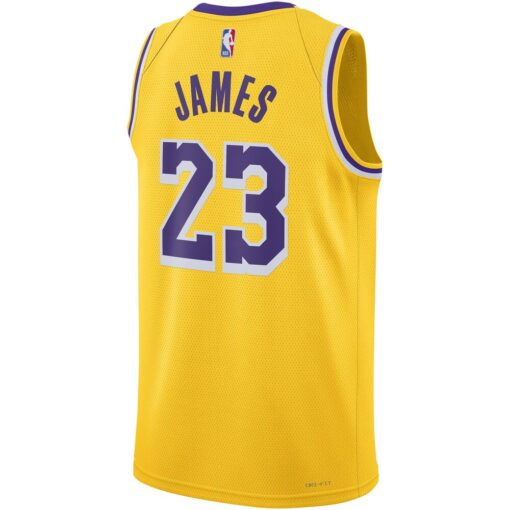 LeBron James Los Angeles Lakers Unisex Swingman Jersey – Icon Edition – Gold, Limited Replica Fan Edition