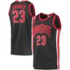 LeBron James Ohio State Buckeyes Nike Limited Basketball Jersey - Charcoal, Limited Replica Fan Edition