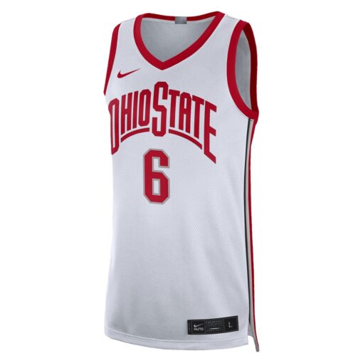 LeBron James Ohio State Buckeyes Nike Limited Basketball Jersey – White, Limited Replica Fan Edition