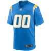 Los Angeles Chargers Custom Game Jersey - Powder Blue, Limited Replica Fan Edition