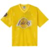 Los Angeles Lakers OVO x NBA Mesh Football Fashion Jersey - Gold, Limited Replica Fan Edition