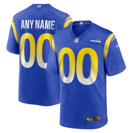 Los Angeles Rams  Custom Game Jersey – Royal, Limited Replica Fan Edition