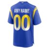 Los Angeles Rams Custom Game Jersey - Royal, Limited Replica Fan Edition