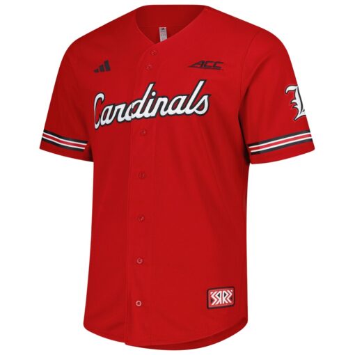Louisville Cardinals Reversible Retro Full-Button Baseball Jersey – Red, Limited Replica Fan Edition