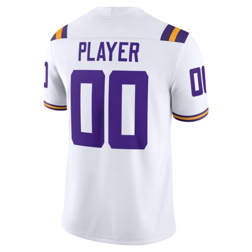 LSU Tigers Nike NIL Pick-A-Player Game Jersey – White, Limited Replica Fan Edition
