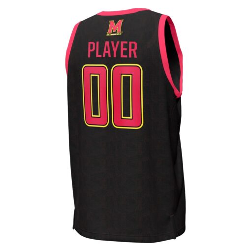 Maryland Terrapins Under Armour NIL Pick-A-Player Mens Basketball Replica Jersey – Black, Limited Replica Fan Edition