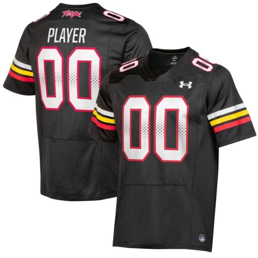 Maryland Terrapins Under Armour Pick-A-Player NIL Replica Football Jersey – Black, Limited Replica Fan Edition