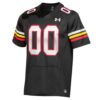 Maryland Terrapins Under Armour Pick-A-Player NIL Replica Football Jersey - Black, Limited Replica Fan Edition