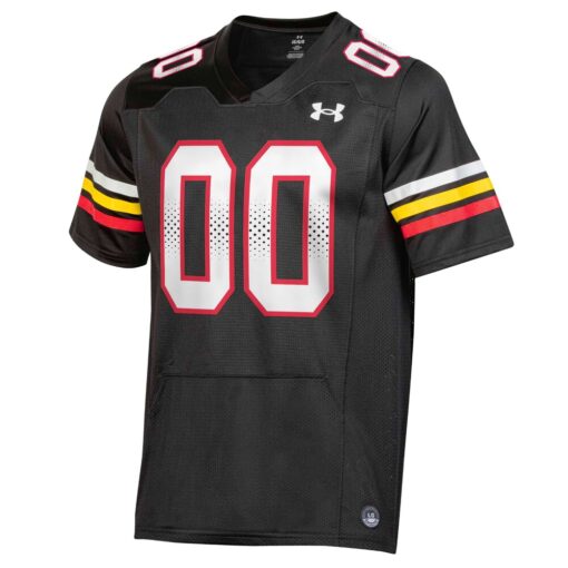 Maryland Terrapins Under Armour Pick-A-Player NIL Replica Football Jersey – Black, Limited Replica Fan Edition
