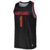 Maryland Terrapins Under Armour Replica Basketball Jersey - Black, Limited Replica Fan Edition