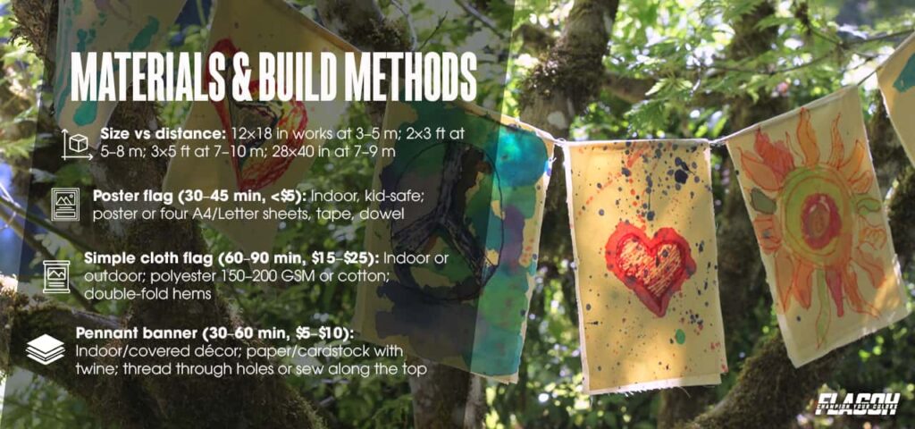 Materials & Build Methods of DIY Flag